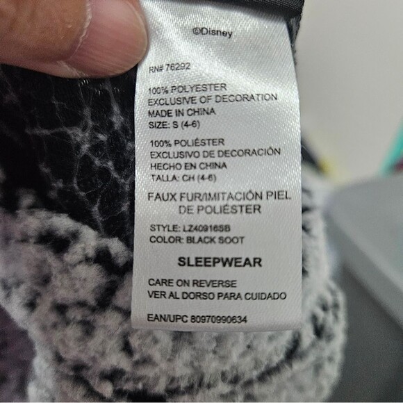 Disney Nightmare Before Christmas Jack Skellington Sherpa Sweatshirt Small - Picture 3 of 7